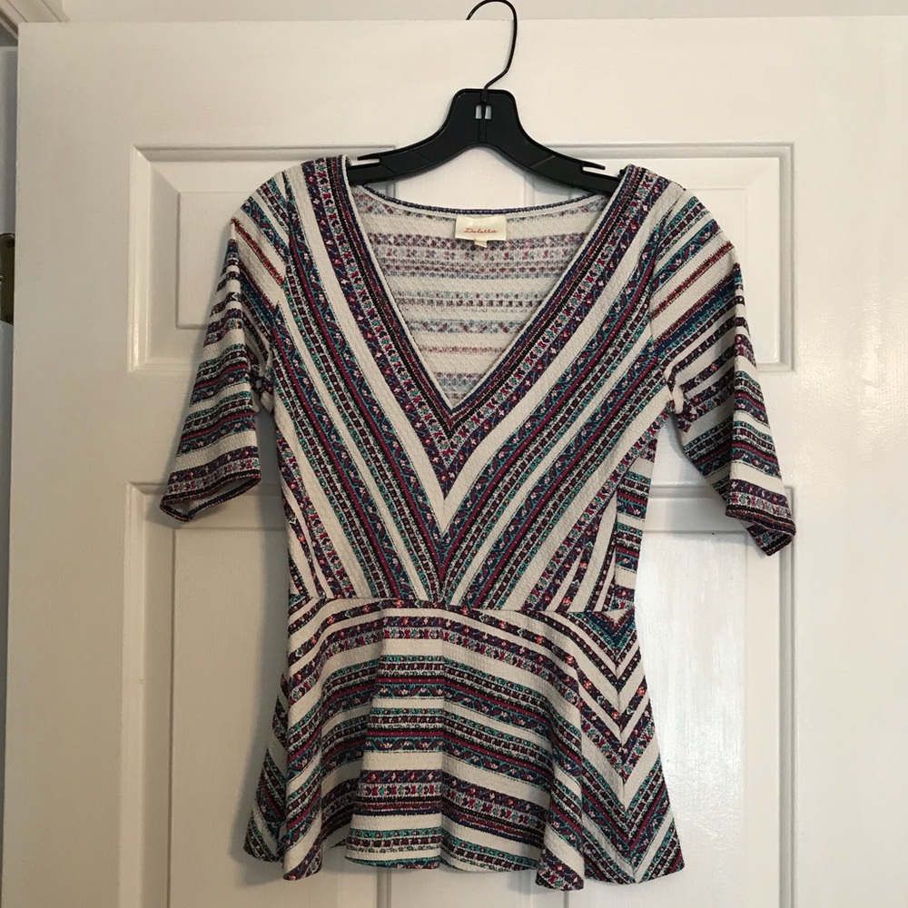 Anthropologie Peplum Top